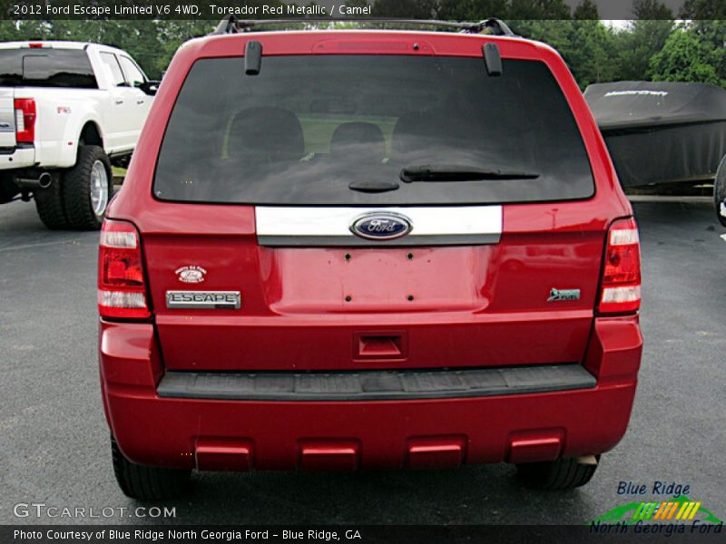 Toreador Red Metallic / Camel 2012 Ford Escape Limited V6 4WD