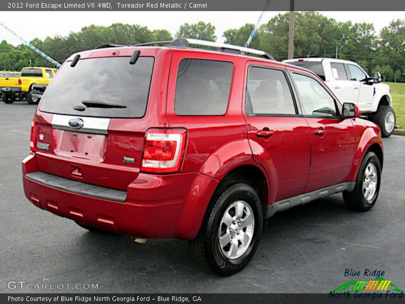 Toreador Red Metallic / Camel 2012 Ford Escape Limited V6 4WD