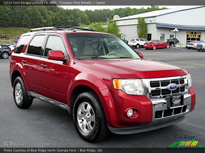 Toreador Red Metallic / Camel 2012 Ford Escape Limited V6 4WD