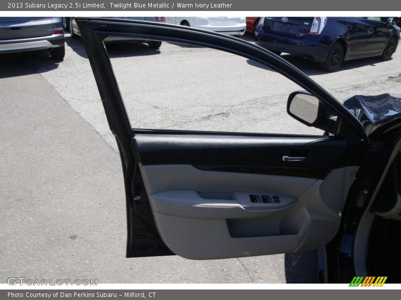 Twilight Blue Metallic / Warm Ivory Leather 2013 Subaru Legacy 2.5i Limited