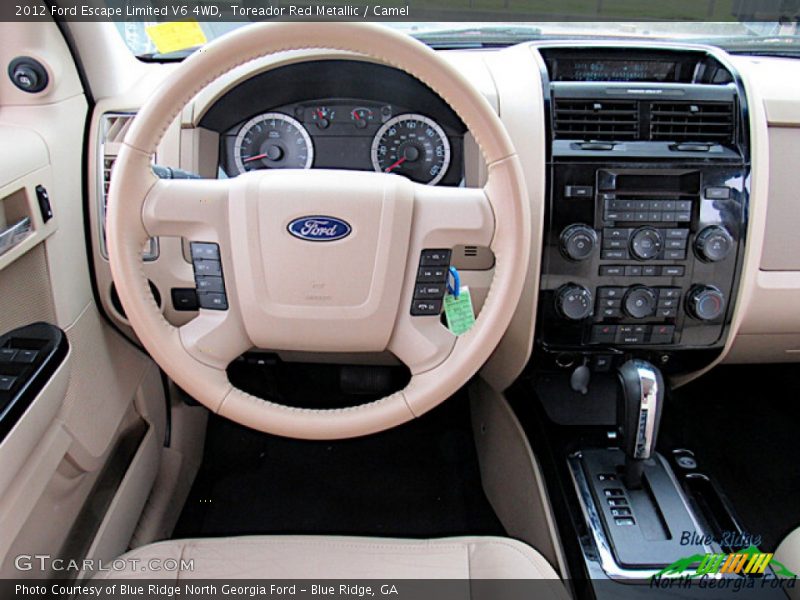 Toreador Red Metallic / Camel 2012 Ford Escape Limited V6 4WD
