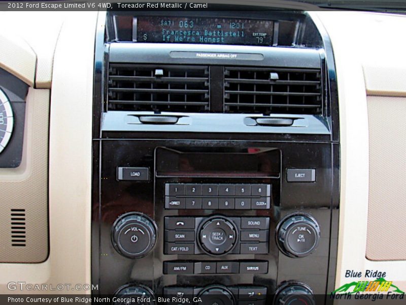 Toreador Red Metallic / Camel 2012 Ford Escape Limited V6 4WD