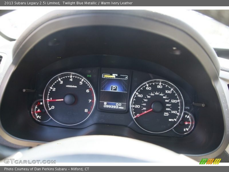 Twilight Blue Metallic / Warm Ivory Leather 2013 Subaru Legacy 2.5i Limited