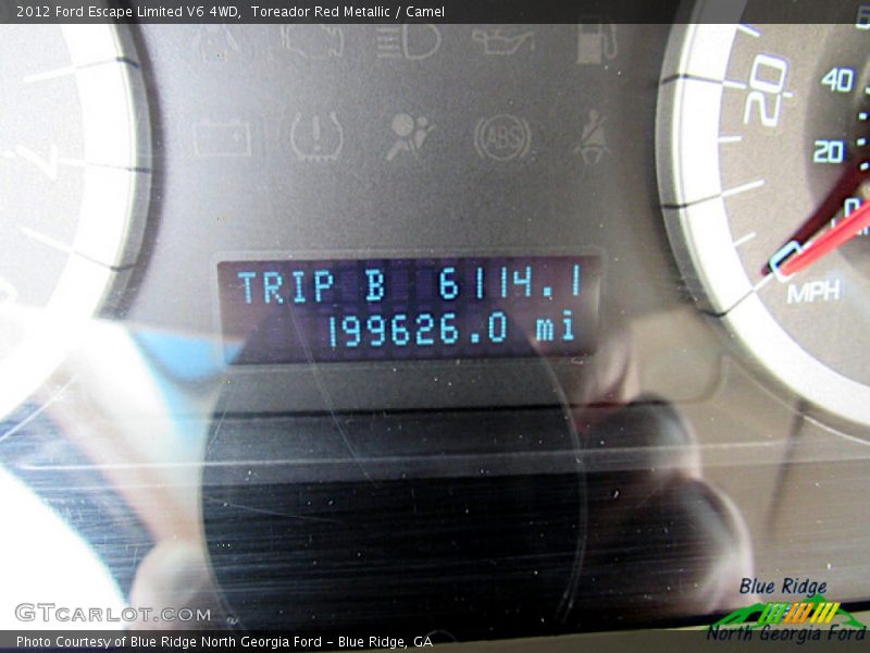 Toreador Red Metallic / Camel 2012 Ford Escape Limited V6 4WD