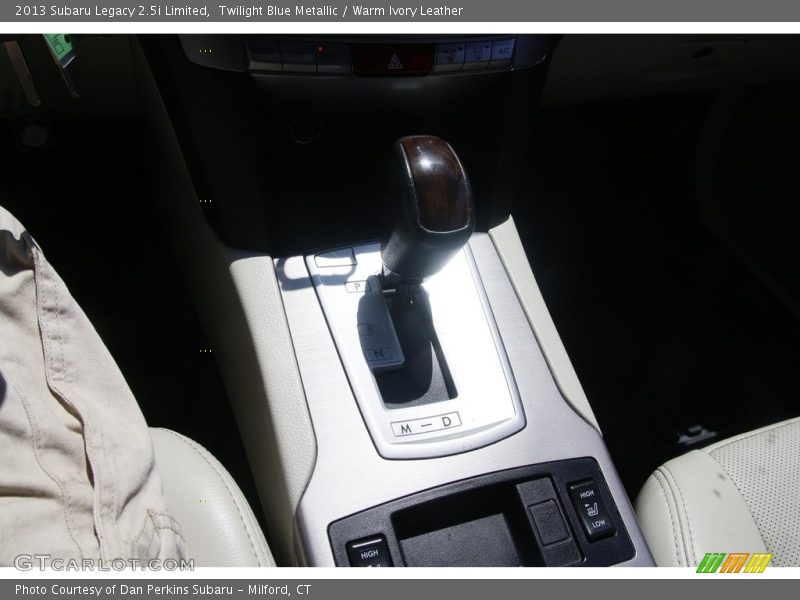 Twilight Blue Metallic / Warm Ivory Leather 2013 Subaru Legacy 2.5i Limited