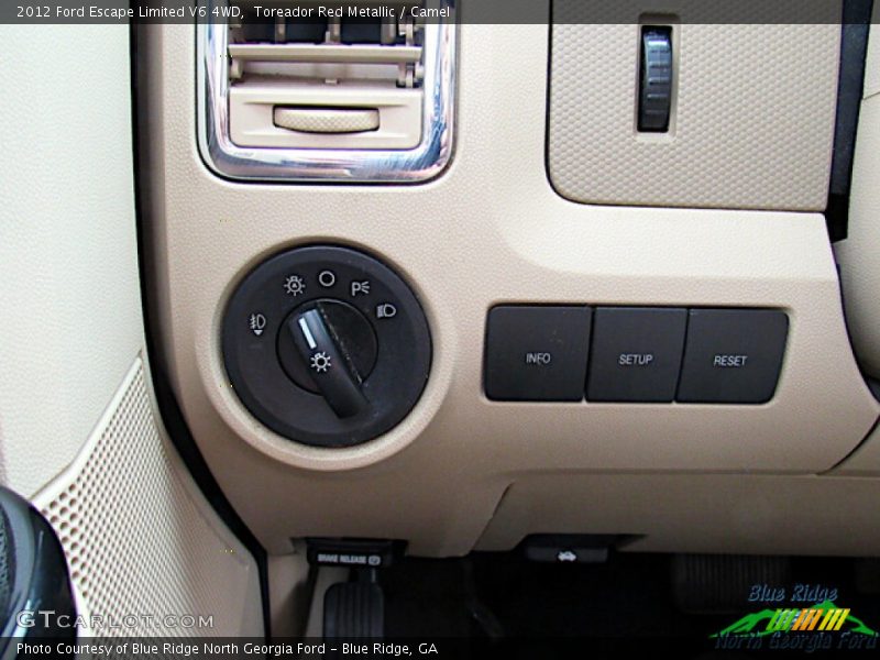 Toreador Red Metallic / Camel 2012 Ford Escape Limited V6 4WD