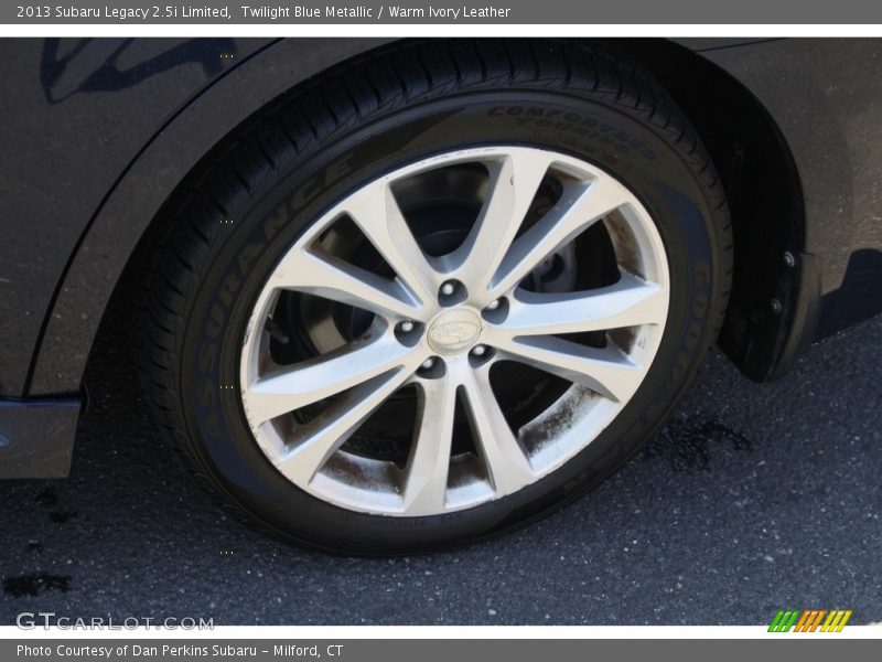 Twilight Blue Metallic / Warm Ivory Leather 2013 Subaru Legacy 2.5i Limited