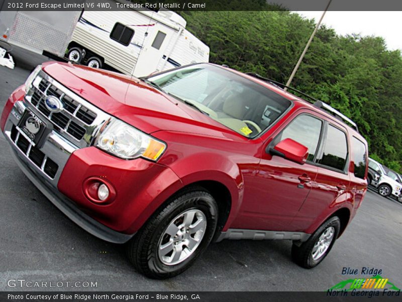 Toreador Red Metallic / Camel 2012 Ford Escape Limited V6 4WD