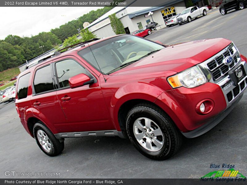 Toreador Red Metallic / Camel 2012 Ford Escape Limited V6 4WD