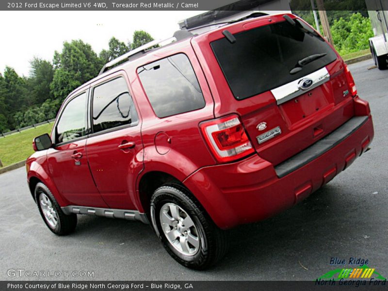 Toreador Red Metallic / Camel 2012 Ford Escape Limited V6 4WD
