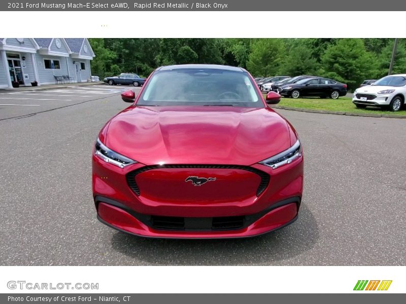 Rapid Red Metallic / Black Onyx 2021 Ford Mustang Mach-E Select eAWD
