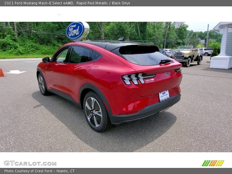Rapid Red Metallic / Black Onyx 2021 Ford Mustang Mach-E Select eAWD