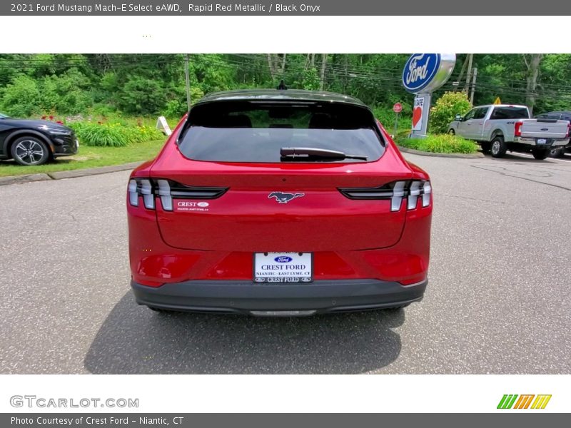 Rapid Red Metallic / Black Onyx 2021 Ford Mustang Mach-E Select eAWD