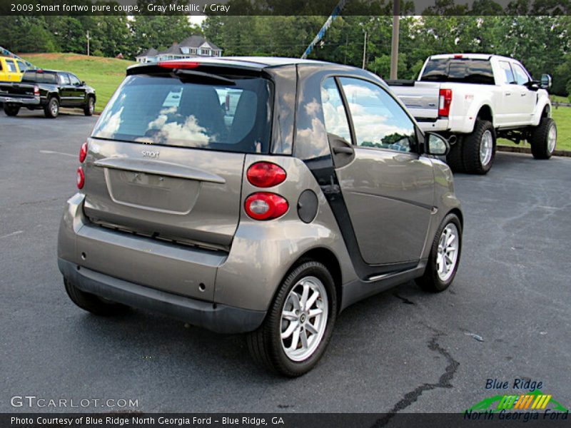 Gray Metallic / Gray 2009 Smart fortwo pure coupe