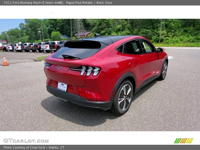 Rapid Red Metallic / Black Onyx 2021 Ford Mustang Mach-E Select eAWD