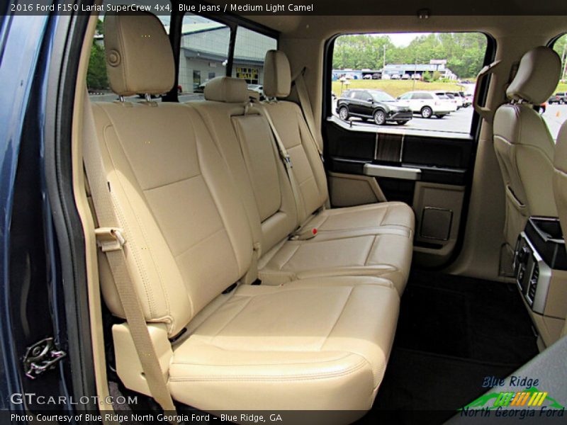 Blue Jeans / Medium Light Camel 2016 Ford F150 Lariat SuperCrew 4x4