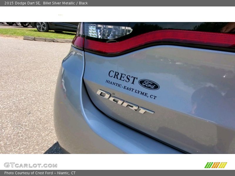 Billet Silver Metallic / Black 2015 Dodge Dart SE