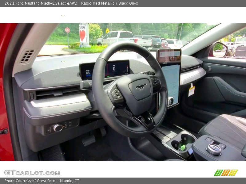 Rapid Red Metallic / Black Onyx 2021 Ford Mustang Mach-E Select eAWD