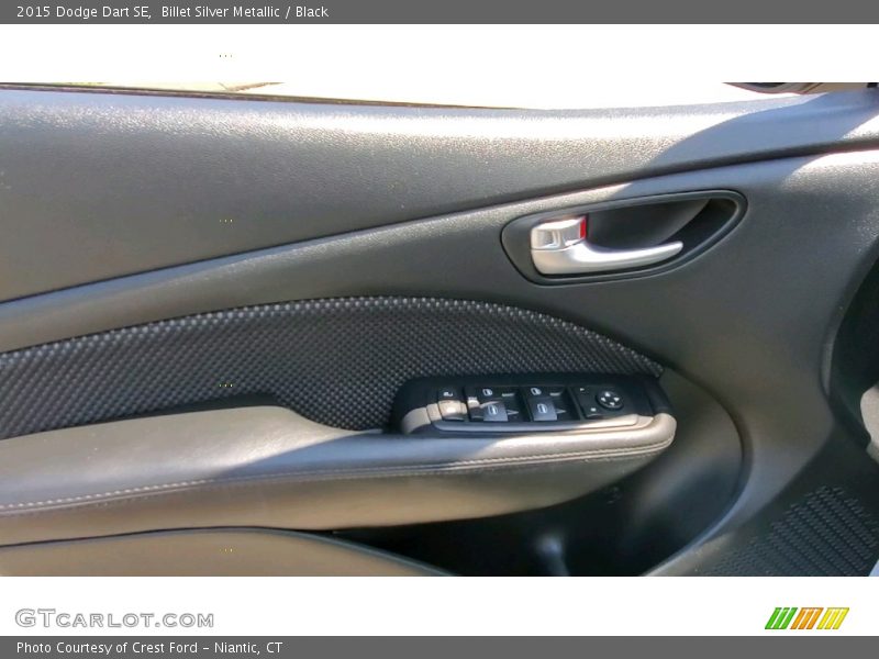 Billet Silver Metallic / Black 2015 Dodge Dart SE