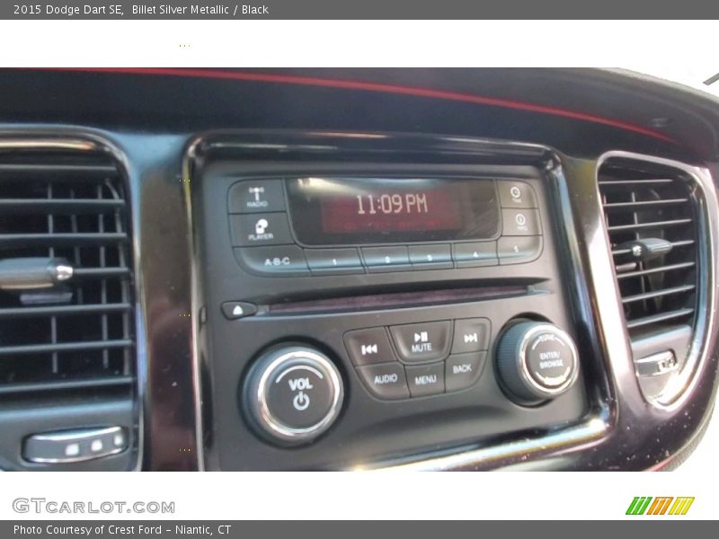 Billet Silver Metallic / Black 2015 Dodge Dart SE