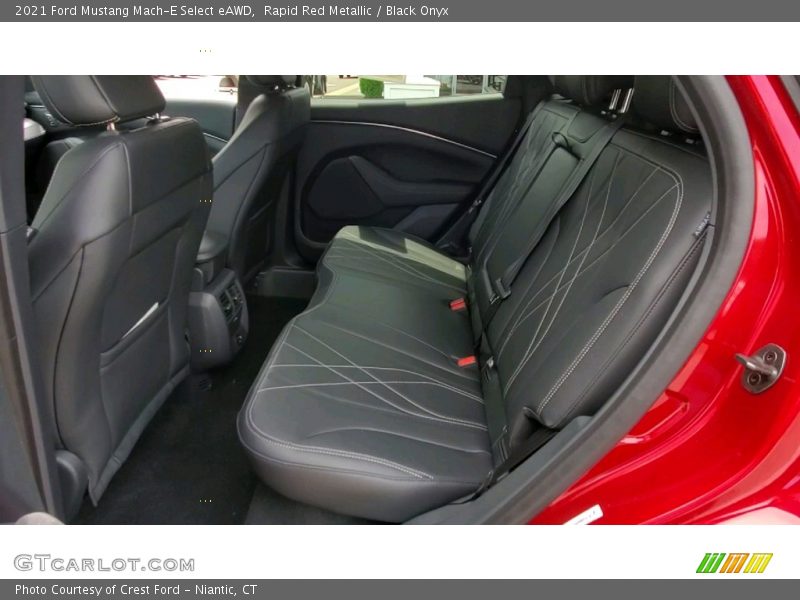 Rear Seat of 2021 Mustang Mach-E Select eAWD