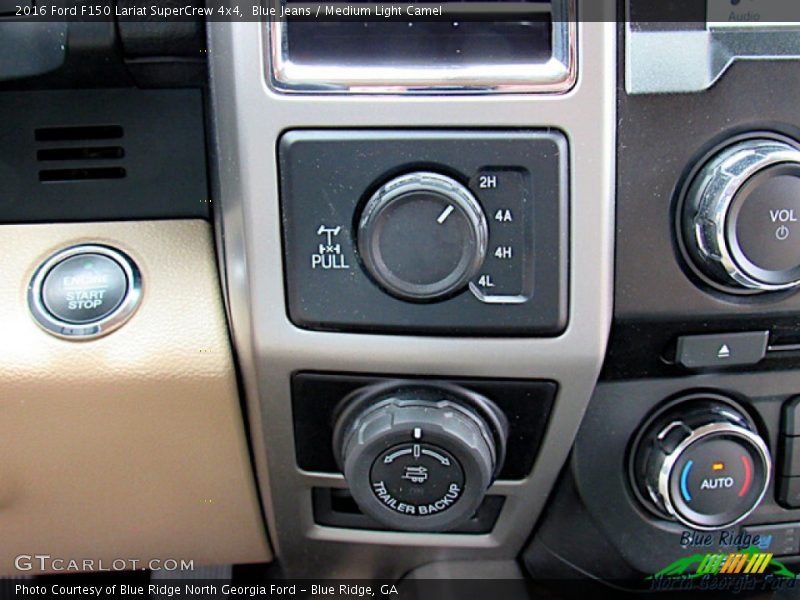 Blue Jeans / Medium Light Camel 2016 Ford F150 Lariat SuperCrew 4x4