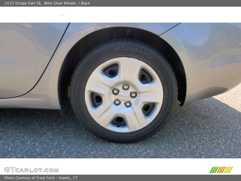 Billet Silver Metallic / Black 2015 Dodge Dart SE