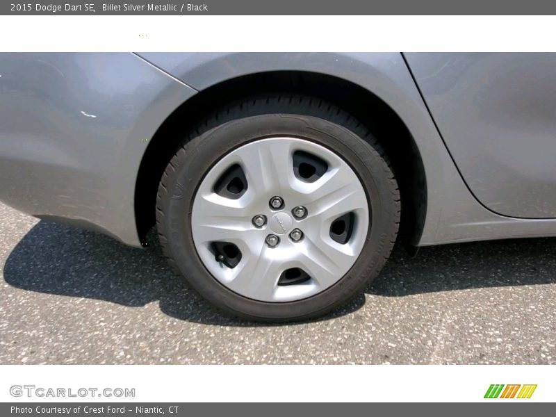 Billet Silver Metallic / Black 2015 Dodge Dart SE