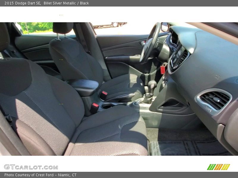 Billet Silver Metallic / Black 2015 Dodge Dart SE