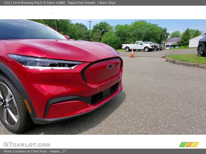 Rapid Red Metallic / Black Onyx 2021 Ford Mustang Mach-E Select eAWD