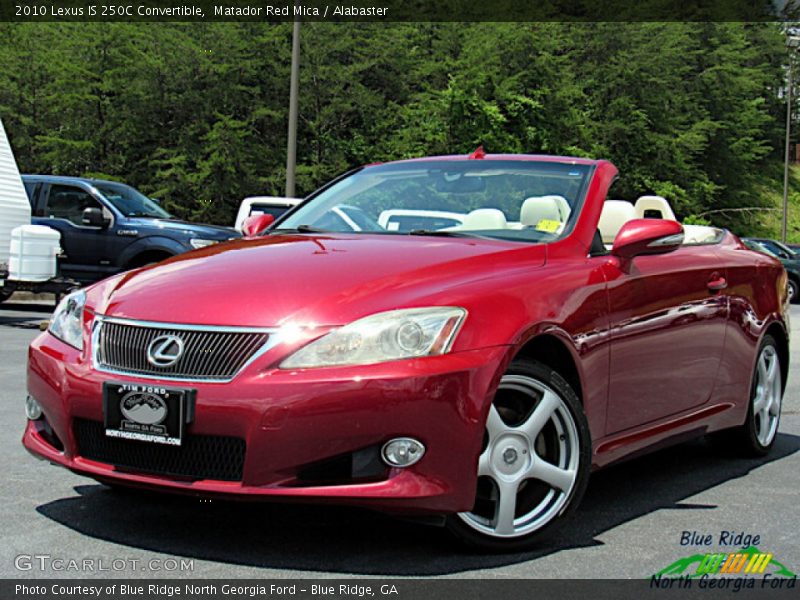 Matador Red Mica / Alabaster 2010 Lexus IS 250C Convertible