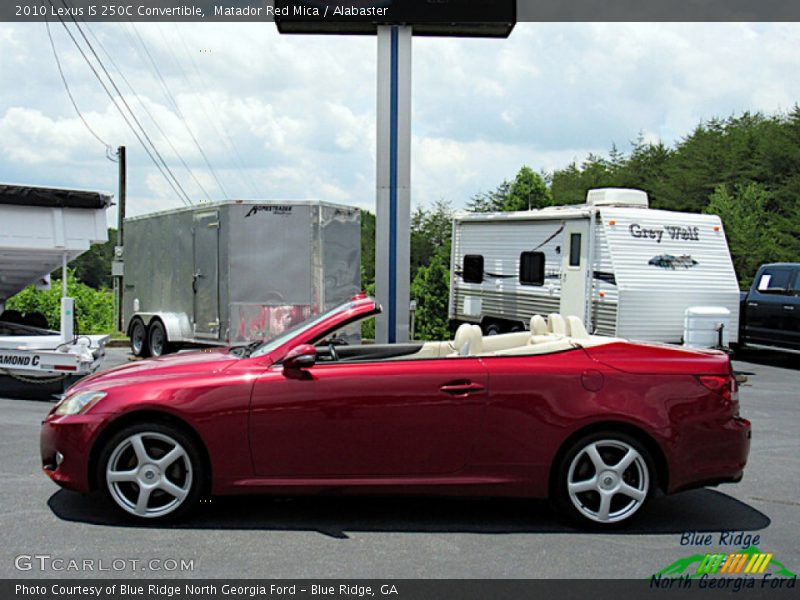 Matador Red Mica / Alabaster 2010 Lexus IS 250C Convertible