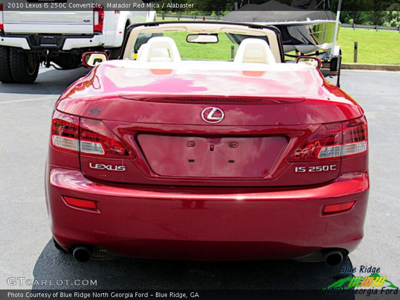 Matador Red Mica / Alabaster 2010 Lexus IS 250C Convertible