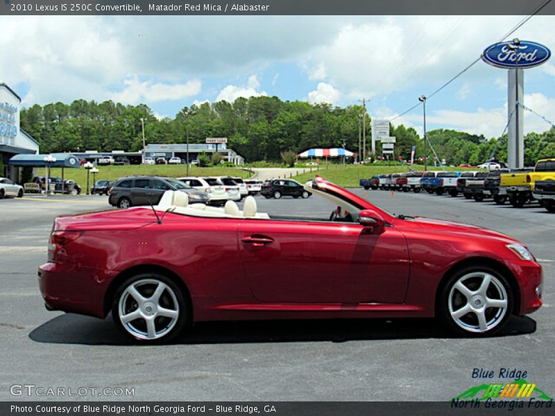 Matador Red Mica / Alabaster 2010 Lexus IS 250C Convertible
