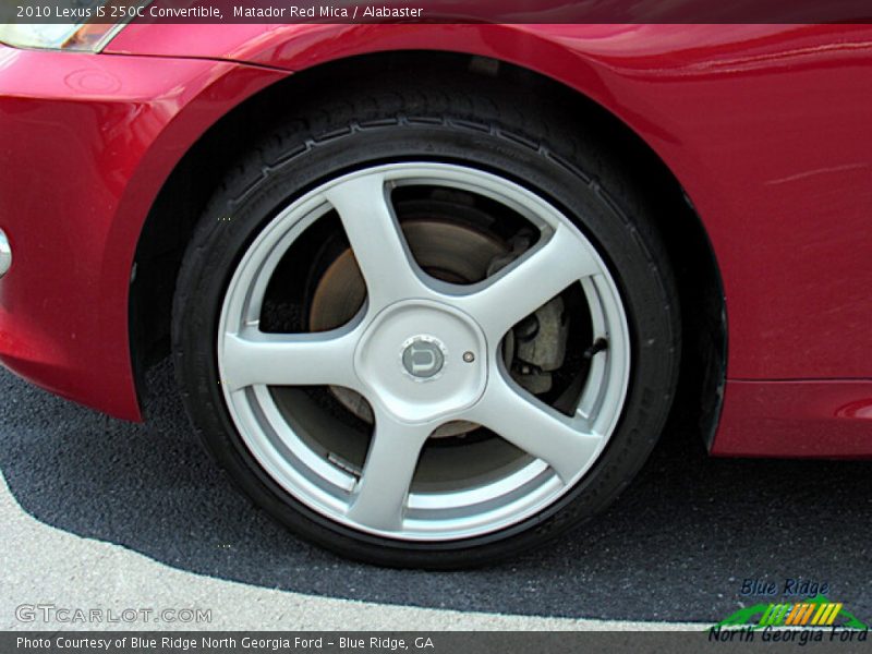 Matador Red Mica / Alabaster 2010 Lexus IS 250C Convertible