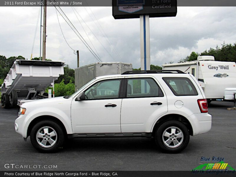 Oxford White / Stone 2011 Ford Escape XLS