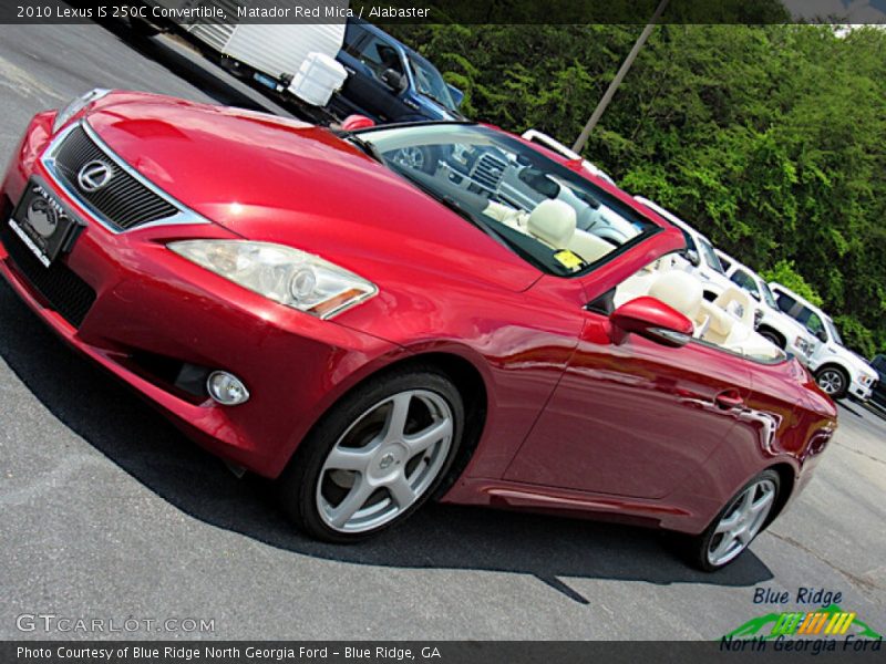 Matador Red Mica / Alabaster 2010 Lexus IS 250C Convertible