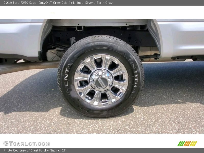 Ingot Silver / Earth Gray 2019 Ford F250 Super Duty XLT Crew Cab 4x4