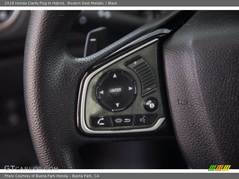 Modern Steel Metallic / Black 2018 Honda Clarity Plug In Hybrid