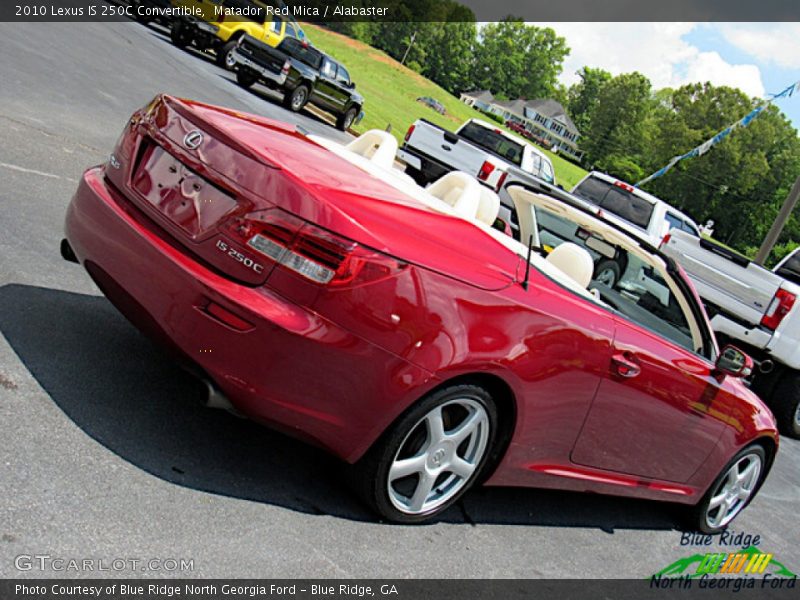 Matador Red Mica / Alabaster 2010 Lexus IS 250C Convertible