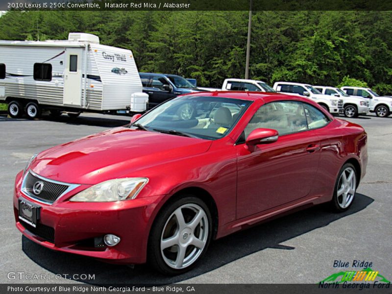 Matador Red Mica / Alabaster 2010 Lexus IS 250C Convertible