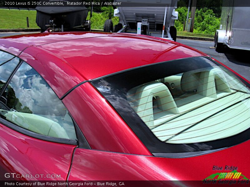 Matador Red Mica / Alabaster 2010 Lexus IS 250C Convertible