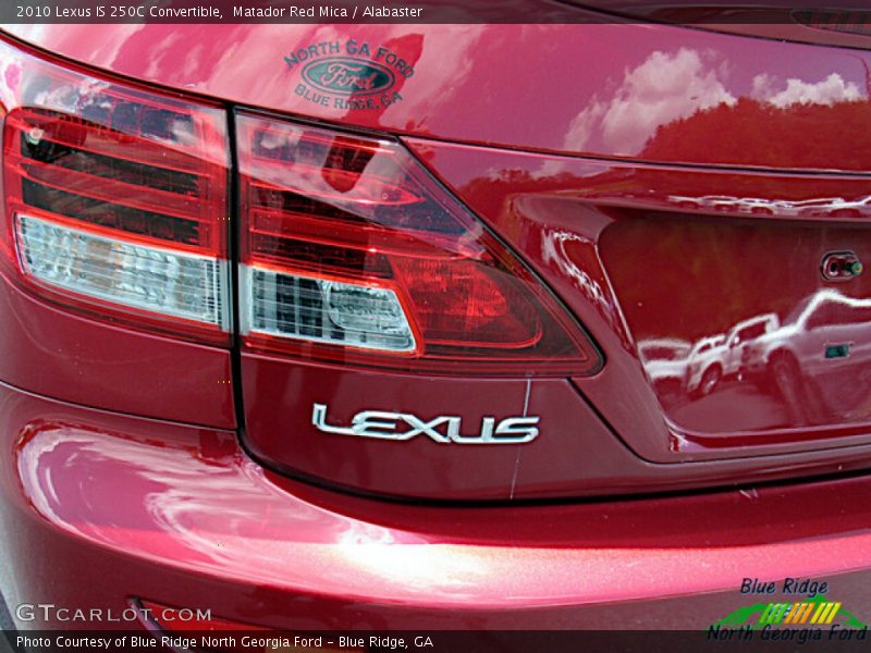 Matador Red Mica / Alabaster 2010 Lexus IS 250C Convertible