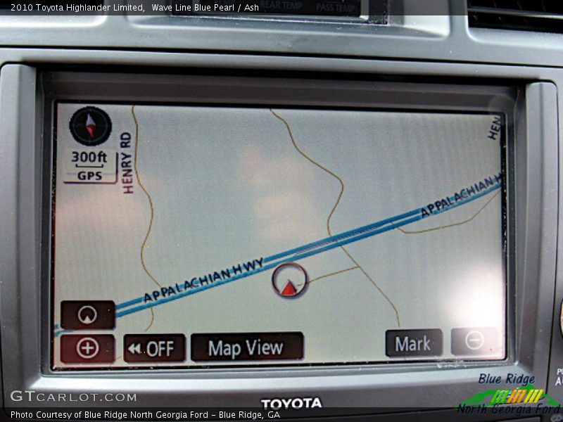 Wave Line Blue Pearl / Ash 2010 Toyota Highlander Limited