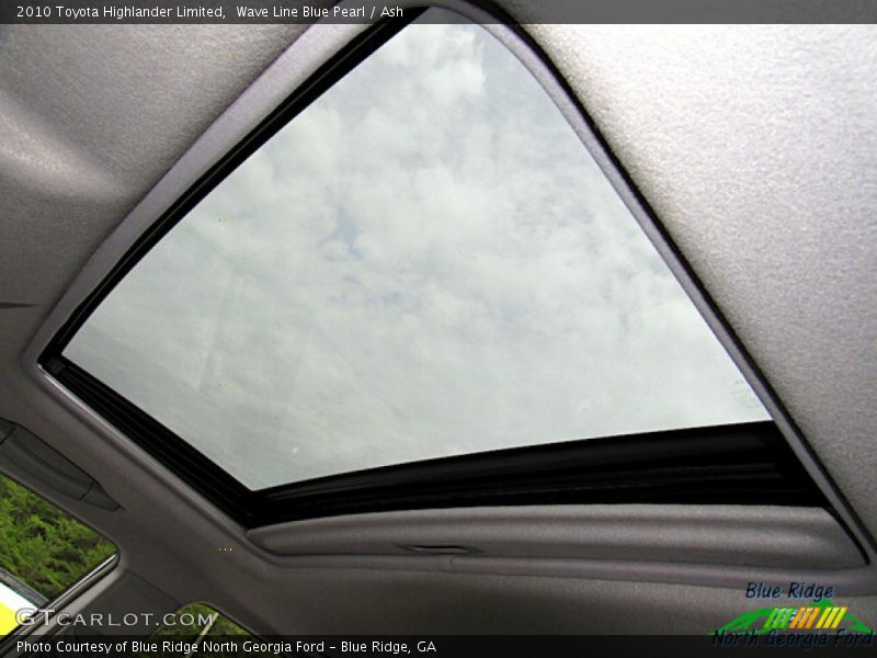 Wave Line Blue Pearl / Ash 2010 Toyota Highlander Limited