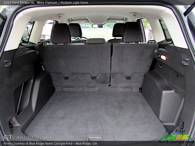 White Platinum / Medium Light Stone 2017 Ford Escape SE