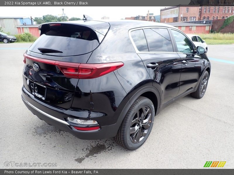 Black Cherry / Black 2022 Kia Sportage LX AWD