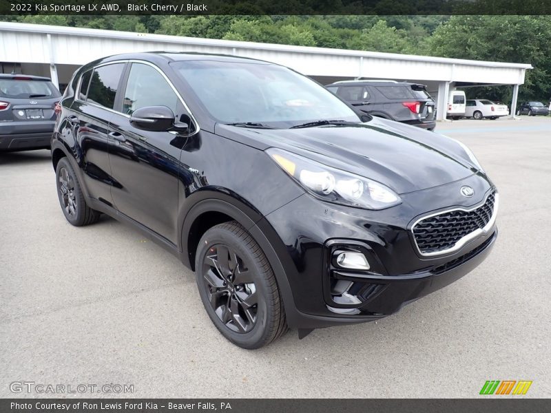 Black Cherry / Black 2022 Kia Sportage LX AWD