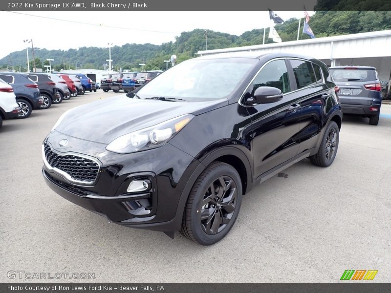 Black Cherry / Black 2022 Kia Sportage LX AWD