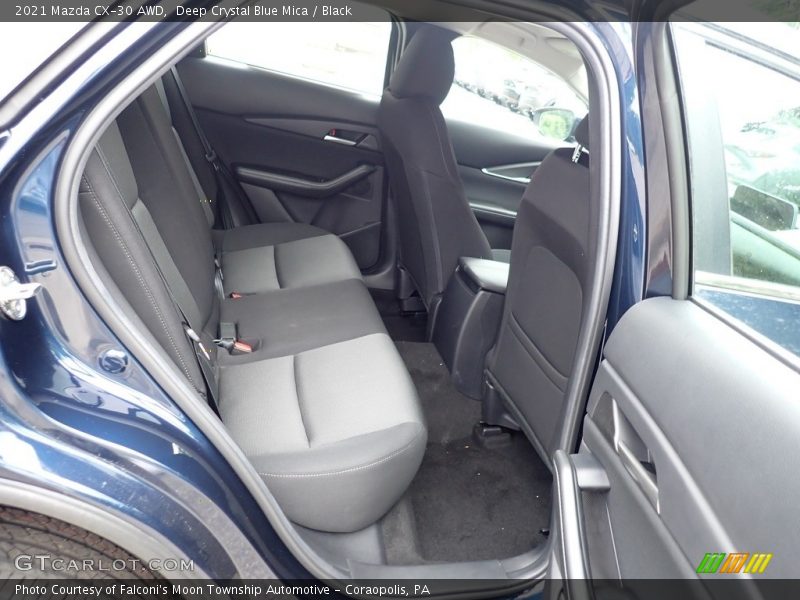 Deep Crystal Blue Mica / Black 2021 Mazda CX-30 AWD